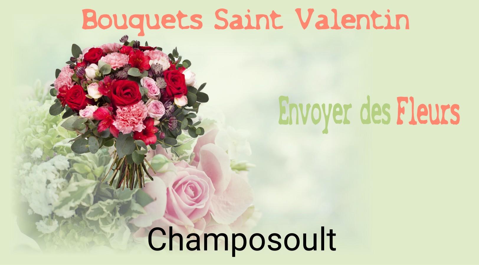 Roses de Saint-Valentin livrées à Champosoult